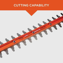 Load image into Gallery viewer, BLACK+DECKER Electric Hedge Trimmer, 17-Inch Corded 3.2 Amp, Dual Action, Reduced Vibration, Cleaner Cut, Lightweight, 3800 Cuts per Min (BEHT150)_508
