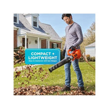 Load image into Gallery viewer, BLACK + DECKER Electric Leaf Blower, Hand Held Blowers for Lawn Care, Up to 450 CFM and 140 MPH Power, Axial, Lightweight, Corded (BEBL750)_4347
