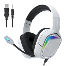 Load image into Gallery viewer, Black Shark Gaming Headset for PC, PS4, PS5, Switch, All-in-1 Gaming Headphones with Ultra-Clear Bendable Mic, 50mm Dynamic Drivers, Noise Isolation Ear Cushions, in-line Controls - White_1
