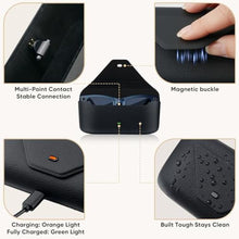 Load image into Gallery viewer, BLIKEJIN Smart AI Glasses Charging Case Compatible with Ray-Ban Meta Wayfarer/Skyler/Headliner, Oakley Meta HSTN Replacement Charging Station LED Indicator, Black_208
