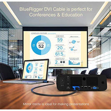 Load image into Gallery viewer, BlueRigger DVI to DVI Cable 30FT (High Resolution 2560x1600, DVI-D Cable 24+1 Dual Link, Gold Plated) DVI Cables for Gaming, HDTV Monitors, Projectors, Graphics/Video Cards, Black_7453
