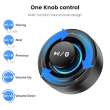 Load image into Gallery viewer, Bluetooth 5.3 Receiver for Home Stereo AUX Adapter, Wireless Bluetooth Receiver for HiFi Music Streaming, Wired Speakers, with Low Latency, 3.5mm AUX/RCA, 18h Playtime, Hands Free Calls, Black_809
