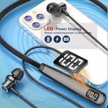 Load image into Gallery viewer, Bluetooth Headphones,Upgrade Bluetooth 5.3 Wireless Neckband Earbuds Waterproof in-Ear Earphones with Mic,HiFi Stereo Deep Bass Headset 100 Hours Playtime with Digital Display for Running Sport Work, Black_6020
