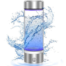 Load image into Gallery viewer, Bntuk Hydrogen Water Bottle, Portable Rechargeable Hydrogen Water Bottle Generator [Gifts for Him Her], Hydrogen Water Machine for Home Travel Office Exercise (Silver)_1
