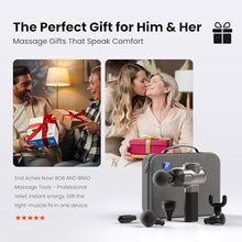 Load image into Gallery viewer, BOB AND BRAD C2 Massage Gun, FSA Eligible &amp; HSA Approved Deep Tissue Percussion Massager Gun, Muscle Massager with 5 Speeds and 5 Heads, Electric Back Massagers for Professional Athletes Home Gym, MatteBlack_8030
