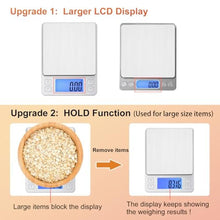 Load image into Gallery viewer, BOMATA 0.01g Small Digital Gram Scale, Upgraded 1kg Jewelry Scale, Silver_127
