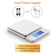 Load image into Gallery viewer, BOMATA 0.01g Small Digital Gram Scale, Upgraded 1kg Jewelry Scale, Silver_129
