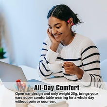 Load image into Gallery viewer, Bone Conduction Headphones Open Ear Headphones Wireless BT Sports Headset, Red_6785
