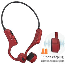 Load image into Gallery viewer, Bone Conduction Headphones Open Ear Headphones Wireless BT Sports Headset, Red_6788

