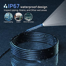 Load image into Gallery viewer, Borescope Inspection Camera, Fantronics Industrial Endoscope IP67 Waterproof 8mm Camera with 8 LED Lights for OTG Android &amp; iOS Smartphone, iPhone, iPad, Samsung (16.4FT, Type-C, Micro, Lightning), black_340
