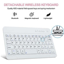 Load image into Gallery viewer, BORIYUAN iPad mini 7th Gen Keyboard Case 2024, Detachable Bluetooth Keyboard Slim Folio Smart Cover with Build-in Pencil Holder for iPad mini (A17 Pro) 7th Gen 2024 / 6th Gen 8.3 Inch, Pink_1601
