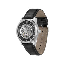 Load image into Gallery viewer, BOSS Men's Principle Automatic Watch Stainless Steel Case, Japanese Movement, 42 Hour Power Reserve, Skeleton Dial, Exhibition Case Back Luxury Timepiece, Gift for Him, Black_7201
