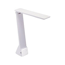 Load image into Gallery viewer, Bostitch Office KT-VLED1810-WHITE Powered Rechargeable Battery LED Desk Lamp, 3 Color Temperatures, Flip Open, White_1
