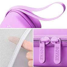 Load image into Gallery viewer, BOVKE Travel Carrying Case Compatible with 3M Littmann Classic III, Lightweight II S.E, MDF Acoustica Deluxe Stethoscopes - Extra Room for Medical Scissors EMT Trauma Shears and LED Penlight, Purple, PuLeatherPurple_8643
