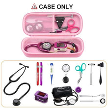 Load image into Gallery viewer, BOVKE Travel Stethoscope Case for 3M Littmann Classic III, Lightweight II S.E, MDF Acoustica Lightweight Stethoscopes, Mesh Pocket for Pen Lights, Medical Scissors and Nurse Accessories, Pink, WPink_325
