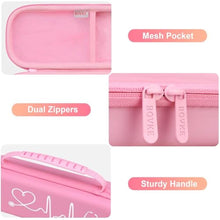 Load image into Gallery viewer, BOVKE Travel Stethoscope Case for 3M Littmann Classic III, Lightweight II S.E, MDF Acoustica Lightweight Stethoscopes, Mesh Pocket for Pen Lights, Medical Scissors and Nurse Accessories, Pink, WPink_327
