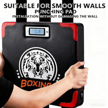 Load image into Gallery viewer, Boxing Strength Tester, that displays Strength and Speed, a Punch Machine with Adjustable Height, a Household Boxing wall Hanging Machine, Adult and Kids Boxing Training Equipment., ABLACK_4069
