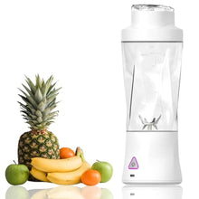 Load image into Gallery viewer, Boxonly Portable Juicer Blender, USB Rechargeable Smoothie Maker with 6 Upgraded Blades and 6000mAh Battery, 700ml/24oz Capacity, Ideal for Smoothies, Protein Shakes, Travel and Office (White), PureWhite_1
