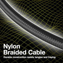 Load image into Gallery viewer, BoxWave Cable Compatible with BlueParrott B450-XT - DirectSync PD Cable (3ft) - USB-C to USB-C (100W), Type C Braided Charge and Fast Sync - Jet Black, JetBlack_1301
