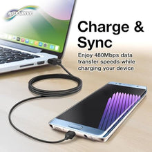 Load image into Gallery viewer, BoxWave Cable Compatible with RUIZU X02 Bluetooth MP3 Player - DirectSync Cable, Durable Charge and Sync_1851
