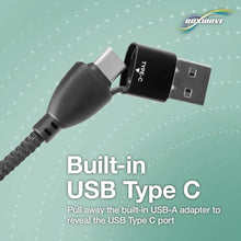 Load image into Gallery viewer, BoxWave Cable Compatible with Sony Cyber-Shot DSC-HX99 - MagnetoSnap PD AllCharge Cable (100W), Magnet Charging Braided USB Type-C Micro - Jet Black, JetBlack_936
