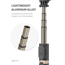 Load image into Gallery viewer, BoxWave Stand and Mount Compatible with Tecno Pova 6 Neo 5G - RingLight SelfiePod, Selfie Stick Extendable Arm with Ring Light - Jet Black, JetBlack_596

