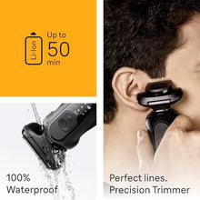 Load image into Gallery viewer, Braun Electric Razor for Men Series 5, Beard Shaver, Electric Shaver, Precision Trimmer, 4-in-1 Clean &amp; Charge Center, S5 5160cc, Black_182
