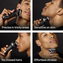 Load image into Gallery viewer, Braun Electric Shaver for Men, Series 7 7120s, Wet &amp; Dry Shave, Turbo &amp; Gentle Shaving Modes, Waterproof Foil Shaver, with Precision Trimmer, Space Grey, SpaceGrey_3705
