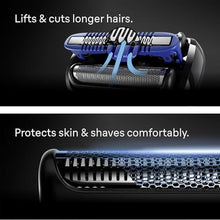 Load image into Gallery viewer, Braun Series 6 Electric Shaver for Men, Wet &amp; Dry Foil Razor, 4-in-1 SmartCare Clean &amp; Charge Center, Precision Trimmer Attachment, Replacement Shaver Head, Travel Case, Dark Blue 6177ps, DarkBlue_222
