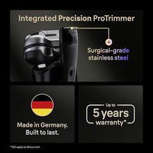 Load image into Gallery viewer, Braun Series 9 PRO+ Electric Shaver for Men, Wet &amp; Dry Foil Razor, 6-in-1 SmartCare Center, Built-in Precision ProTrimmer, Replacement Head, Travel Case, Black 9660CCPS_97
