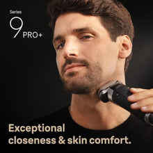 Load image into Gallery viewer, Braun Series 9 PRO+ Electric Shaver for Men, Wet &amp; Dry Foil Razor, 6-in-1 SmartCare Center, Built-in Precision ProTrimmer, Replacement Head, Travel Case, Black 9660CCPS_99
