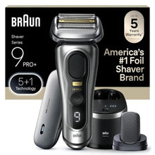 Load image into Gallery viewer, Braun Series 9 PRO+ Electric Shaver, Shaving Kit with 5 Pro Shave Elements and ProComfort Head, SmartCare Center, Mixed_1
