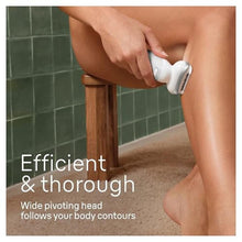 Load image into Gallery viewer, Braun Silk-pil 9 Epilator, Pivoting Head, Wet and Dry, Includes Body Trimmer, Shaver Head and Trimmer Comb, SES9-441, White_3766
