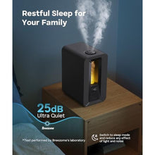Load image into Gallery viewer, BREEZOME 6L Cool Mist Humidifier for Bedroom 50H Runtime 7-Color Mood Light, Black_135
