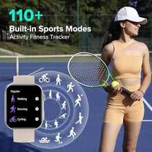 Load image into Gallery viewer, BRIBEJAT Smart Watch for Men Women (Make/Answer Call), HD 2.01'' Smartwatch IP68 Waterproof, Fitness Tracker Pedometer SpO2/Heart Rate/Sleep Monitor, Compatible with iPhone Samsung iOS Android Phone, Gray_2770
