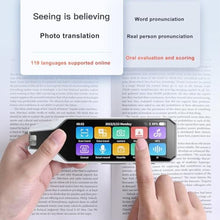 Load image into Gallery viewer, BridgeOne AI Reading Language Translator Pen, Translation Scanner, 134-Languges &amp; Accents, Real-time Translation Device, HD Sound, Long Battery Life, for Students Adults (4.0 inches White)_1050
