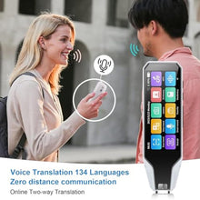 Load image into Gallery viewer, BridgeOne AI Reading Language Translator Pen, Translation Scanner, 134-Languges &amp; Accents, Real-time Translation Device, HD Sound, Long Battery Life, for Students Adults (4.0 inches White)_1051
