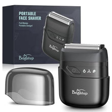 Load image into Gallery viewer, Brightup Electric Foil Shavers for Men, Mini Electric Razor for Shaving Face, Compact Travel Shaver with Floating Blades, Waterproof Wet/Dry Razor USB C Rechargeable_1
