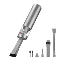 Load image into Gallery viewer, Brigii Mini Handheld Vacuum Cordless, 3 in 1-Car Vacuum &amp; Air Duster &amp; Hand Pump, 3 Kinds of Crevice Nozzles for Small Spaces, Crevices, Portable Rechargeable Cleaner-M1, Gray_1

