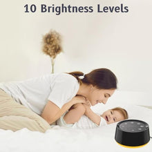 Load image into Gallery viewer, Brown Noise Sound Machine with 30 Soothing Sounds 12 Colors Night Light White Noise Machine for Adults Baby Kids Sleep Machines Memory Function 36 Volume Levels 5 Timers for Home Office Travel, Black_527
