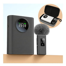 Load image into Gallery viewer, BSONE Voice Amplifier with Wireless Microphone for Teachers Portable Bluetooth Clip-On PA System with Lapel Mic and Speaker for Classroom,Tour Guide, Meeting Presentation, Conference, Black_1
