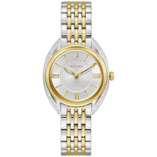 Load image into Gallery viewer, Bulova Ladies' Classic Diamond Quartz Two-Tone Stainless Steel Watch, Silver Dial Style:98R296, SilverandGold_1
