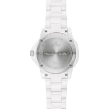 Load image into Gallery viewer, Bulova Ladies' Marc Anthony Marine Star White Ceramic and Stainless Steel 3-Hand Quartz Watch Style: 98P222_7198
