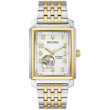 Load image into Gallery viewer, Bulova Sutton Automatic Silver Dial Two-Tone Bracelet Watch 33mm - 98A308, Twotone_1
