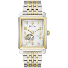 Load image into Gallery viewer, Bulova Sutton Automatic Silver Dial Two-Tone Bracelet Watch 33mm - 98A308, Twotone_7225
