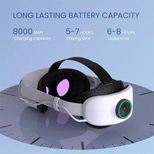Load image into Gallery viewer, BUSQUEDA Elite Strap with Battery for Oculus Quest 2,8000mAh Extend 9hrs Playtime,Fast Charging VR Power,Counter Balance&amp;Adjustable Head Strap for Enhanced Support and Comfort in VR_922
