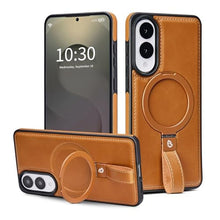 Load image into Gallery viewer, Butaiga for Samsung Galaxy S25 Edge Case Leather with Stand, Brown_1
