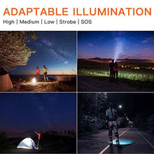 Load image into Gallery viewer, BUYSIGHT Rechargeable Spotlight,2000,000-Lumen Spot Lights Hand held Large Flashlight Handheld Spotlight Lightweight and Super Bright Flashlight (Aluminium_Alloy Silver), AluminiumAlloySilver_4951
