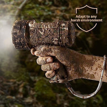 Load image into Gallery viewer, BUYSIGHT Rechargeable Spotlight Flashlight, High Lumen Hand held Spotlight Waterproof Flashlight Hunting Lamp with red Filter Camouflage Green Mini, CamouflageGrayCompact_4815
