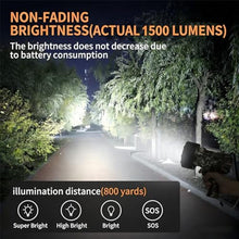Load image into Gallery viewer, BUYSIGHT Turbo 2000000LM Rechargeable Spotlight Flashlight, IP67 Impact Resistant Searchlight, Foldable Stand Red Filter Waterproof Hunting Lamp (Camouflage Grey), CamouflageGrey_4660
